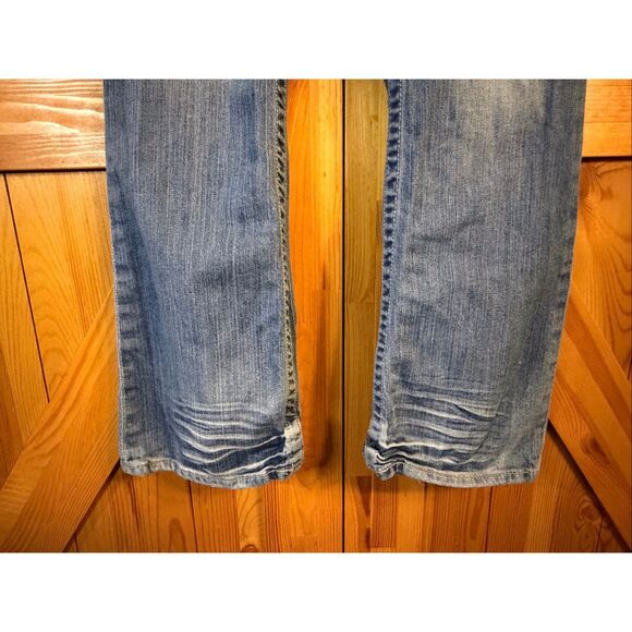 Big Star Casey K Low Rise Fit Medium Wash Bootcut Jeans READ Size 28L (6510) - Picture 3 of 9